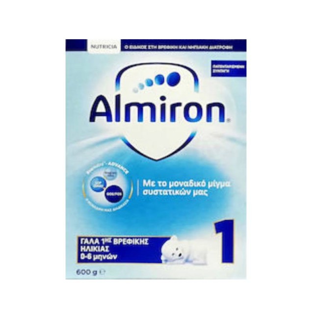 Nutricia Almiron 1 Γάλα 1ης Βρεφικής Ηλικίας 600gr